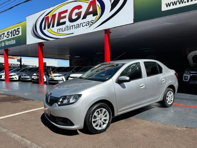 Renault Logan Authentique Flex 1.0 12V 4p na cor Prata em Cascavel / PR - 1028590