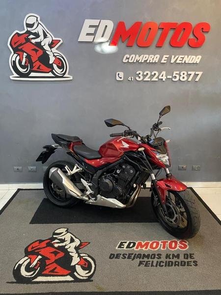 Honda CB 500F  na cor Vermelho em Curitiba / PR - 1028826