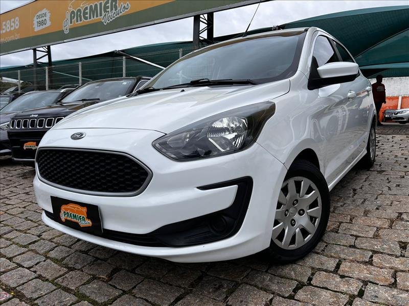 Ford Ka 1.0 SE/SE Plus TiVCT Flex 5p na cor Branco em Vinhedo / SP - 1028926