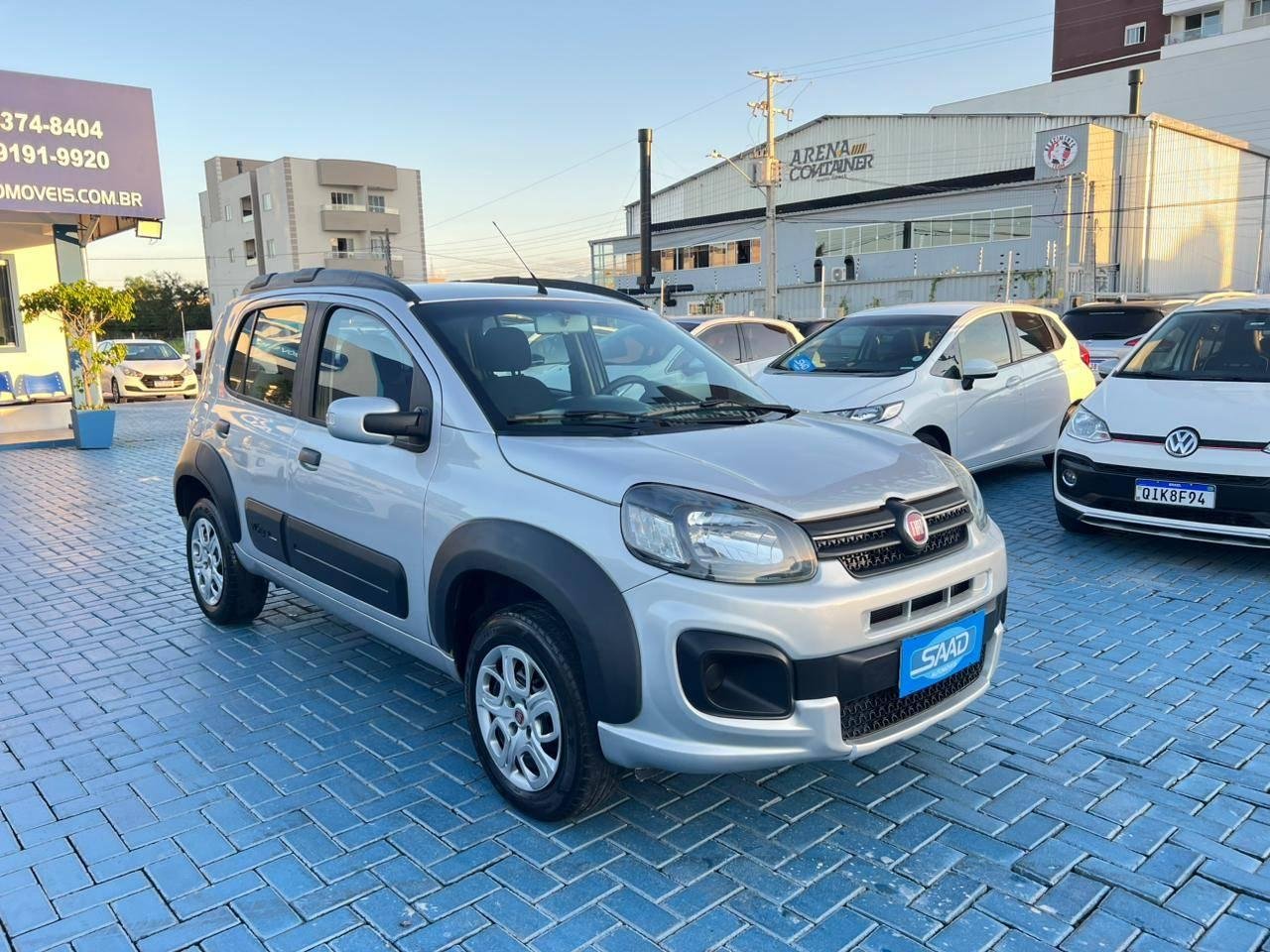Fiat Uno WAY 1.3 Flex 8V 5p na cor Prata em Palhoça / SC - 1029135