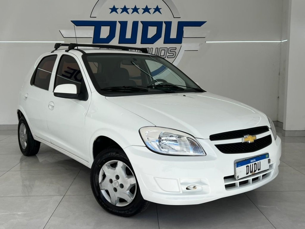 Chevrolet Celta Spirit/ LT 1.0 MPFI 8V FlexP. 5p na cor Branco em Joinville / SC - 1032909