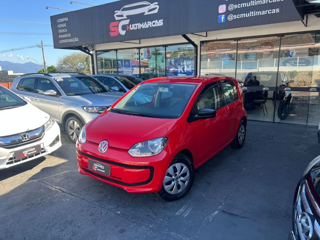 Volkswagen Up! take 1.0 T. Flex 12V 3p na cor Vermelho em Florianópolis / SC - 1032998