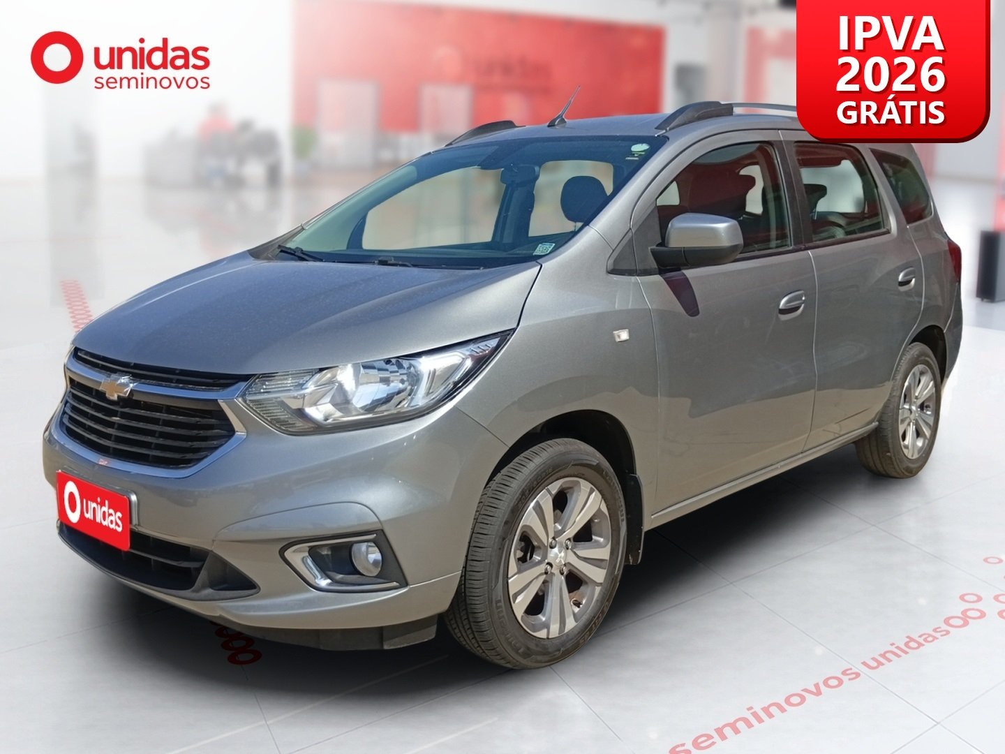 Chevrolet Spin PREMIER 1.8 8V Econo.Flex 5p Aut. na cor Prata no Porto Alegre / RS - 1033529
