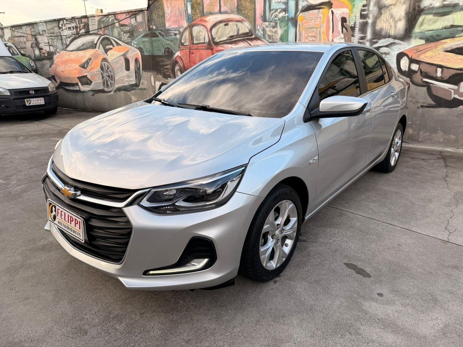 Chevrolet Onix SED. Plus PREM. 1.0 12V TB Flex Aut na cor Prata em Joinville / SC - 1034432