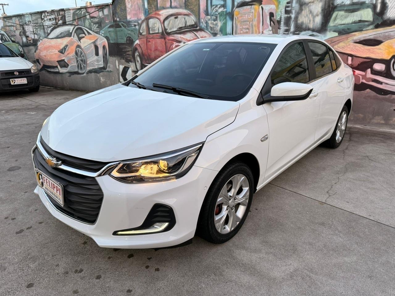 Chevrolet Onix SED. Plus PREM. 1.0 12V TB Flex Aut na cor Branco em Joinville / SC - 1034438