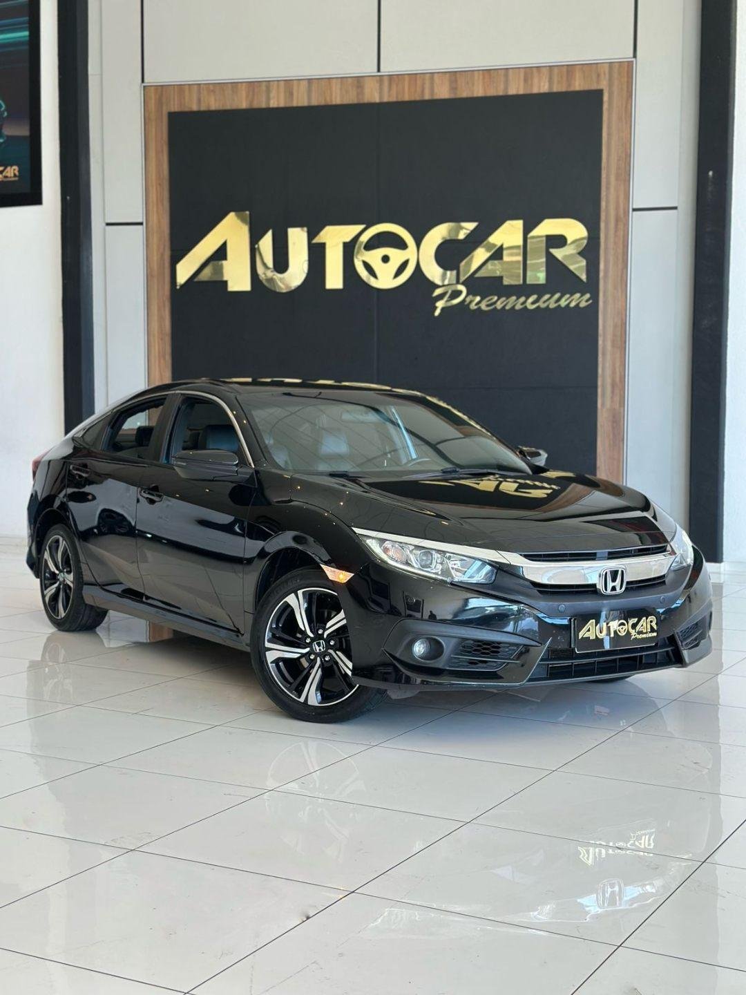 Honda Civic Sedan EXL 2.0 Flex 16V Aut.4p na cor Preto em Jaraguá do Sul / SC - 1035551