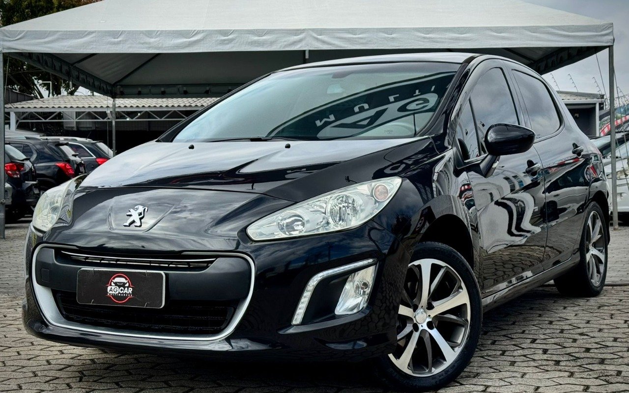 Peugeot 308 Active 1.6 Flex 16V 5p mec. na cor Preto em Pinhais / PR - 1036056