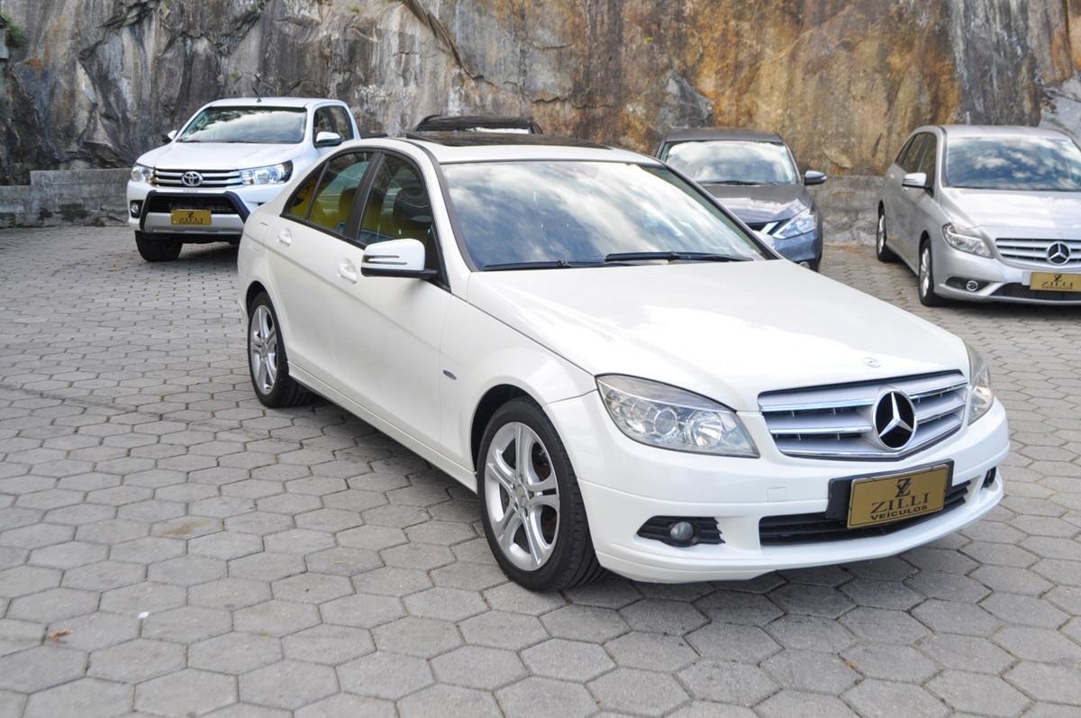 Mercedes-Benz C-180 Kompressor Classic 1.6 16V Aut. na cor Branco em Florianópolis / SC - 1036402