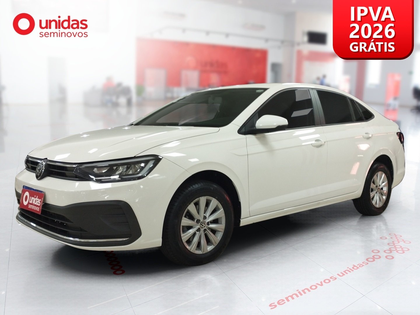 Volkswagen Virtus TSI 1.0 Flex 12V 4p Aut. na cor Branco no Canoas / RS - 1036997