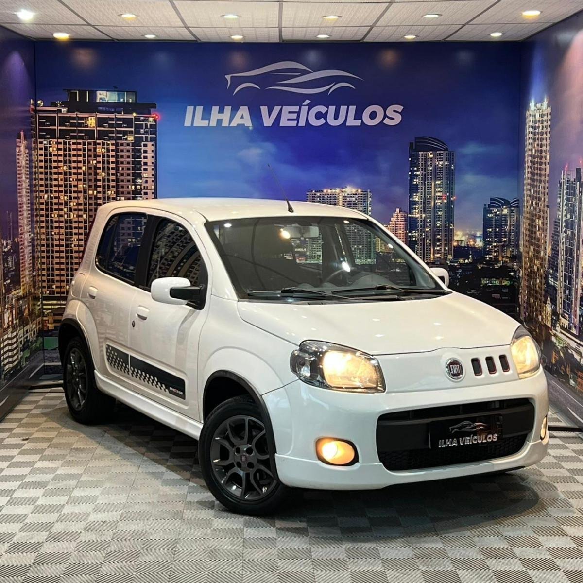 Fiat Uno SPORTING 1.4 EVO Fire Flex 8V 4p na cor Branco no Canoas / RS - 1037697
