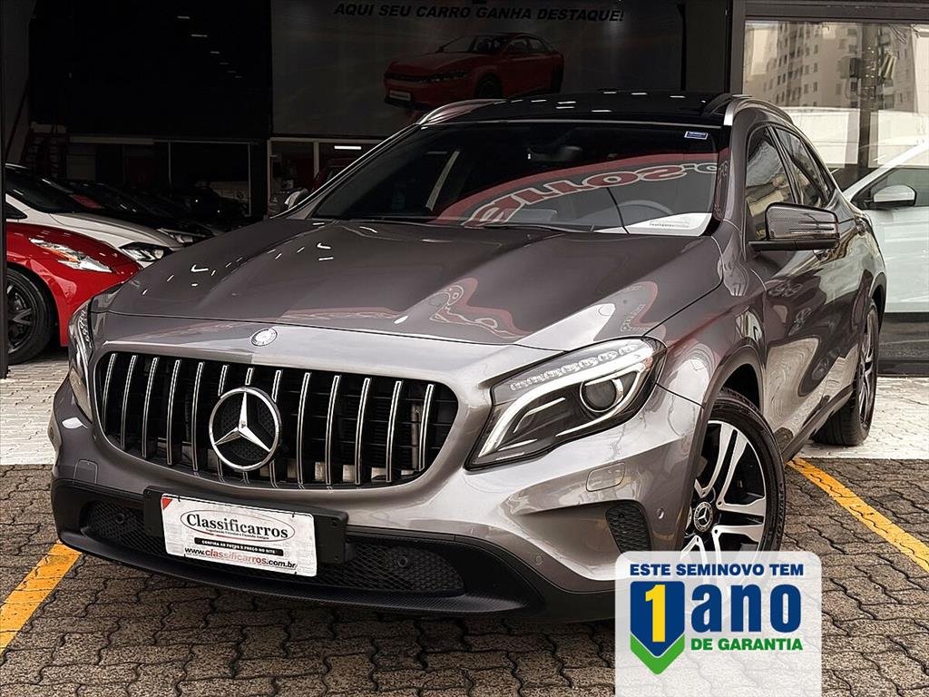 Mercedes-Benz GLA 250 Vision 2.0 TB 16V 211cv Aut. na cor Cinza em Campinas / SP - 1037866
