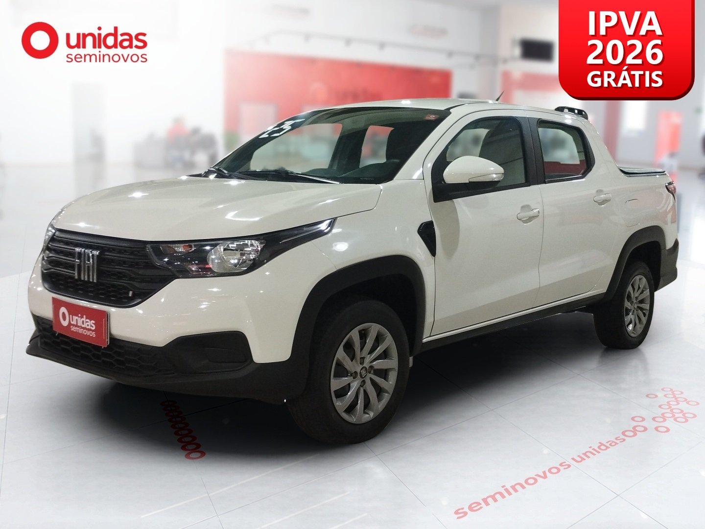 Fiat Strada Freedom 1.3 Flex 8V CS Plus na cor Branco no Canoas / RS - 1040105