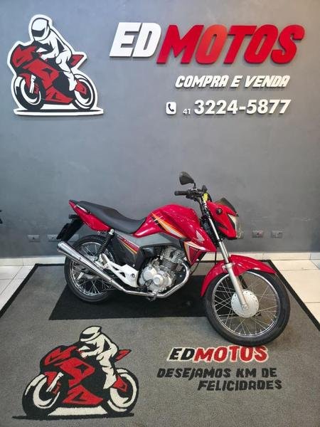 Honda CG 160 START  na cor Vermelho em Curitiba / PR - 1040295