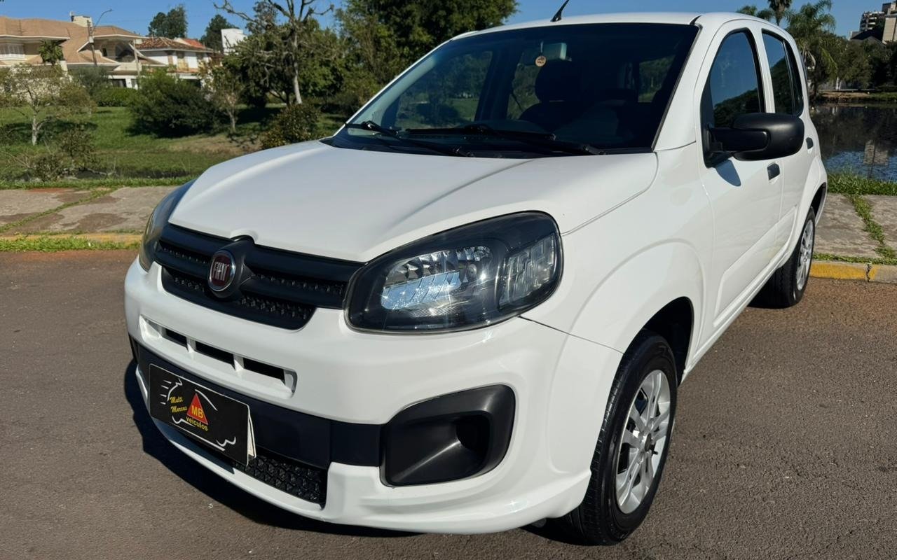 Fiat Uno ATTRACTIVE 1.0 Fire Flex 8V 5p na cor Branco no Canoas / RS - 1042144