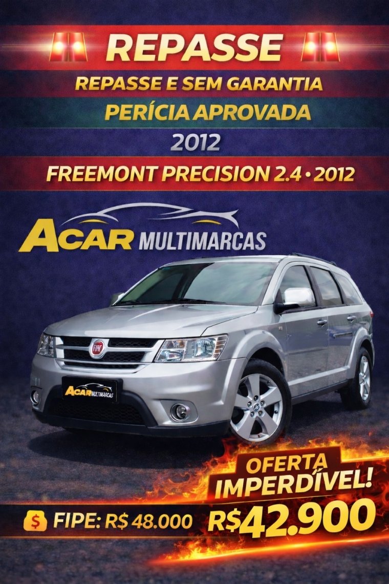 Fiat Freemont EMOT./PRECISION 2.4 16V 5p Aut. na cor Prata em Curitiba / PR - 10434