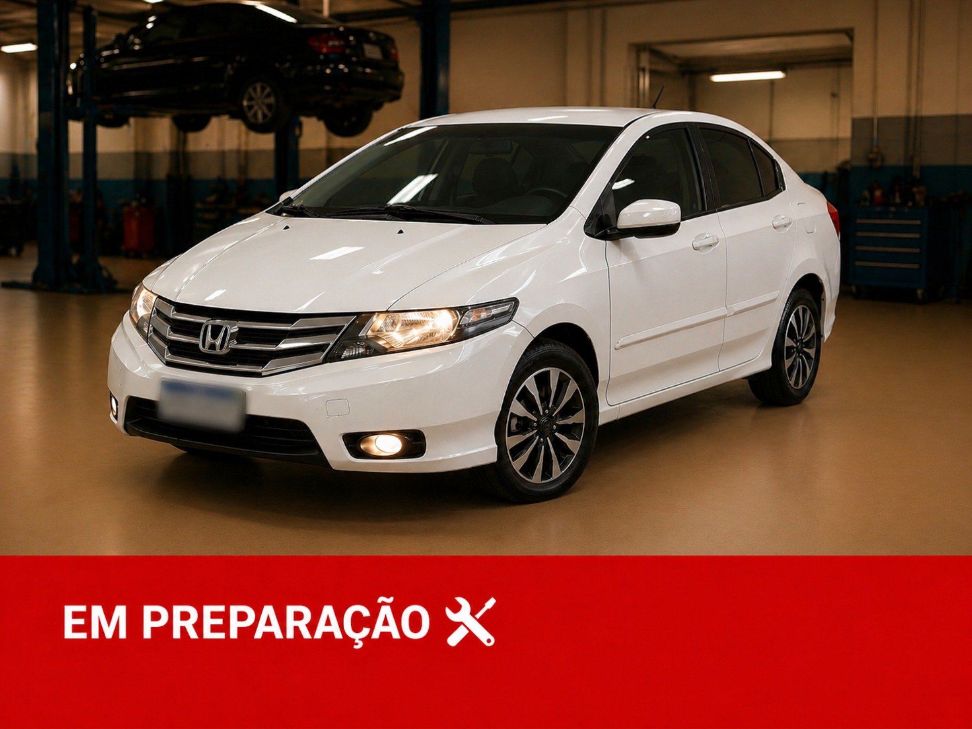 Honda City Sedan LX 1.5 Flex 16V 4p Aut. na cor Branco em São José / SC - 1043797