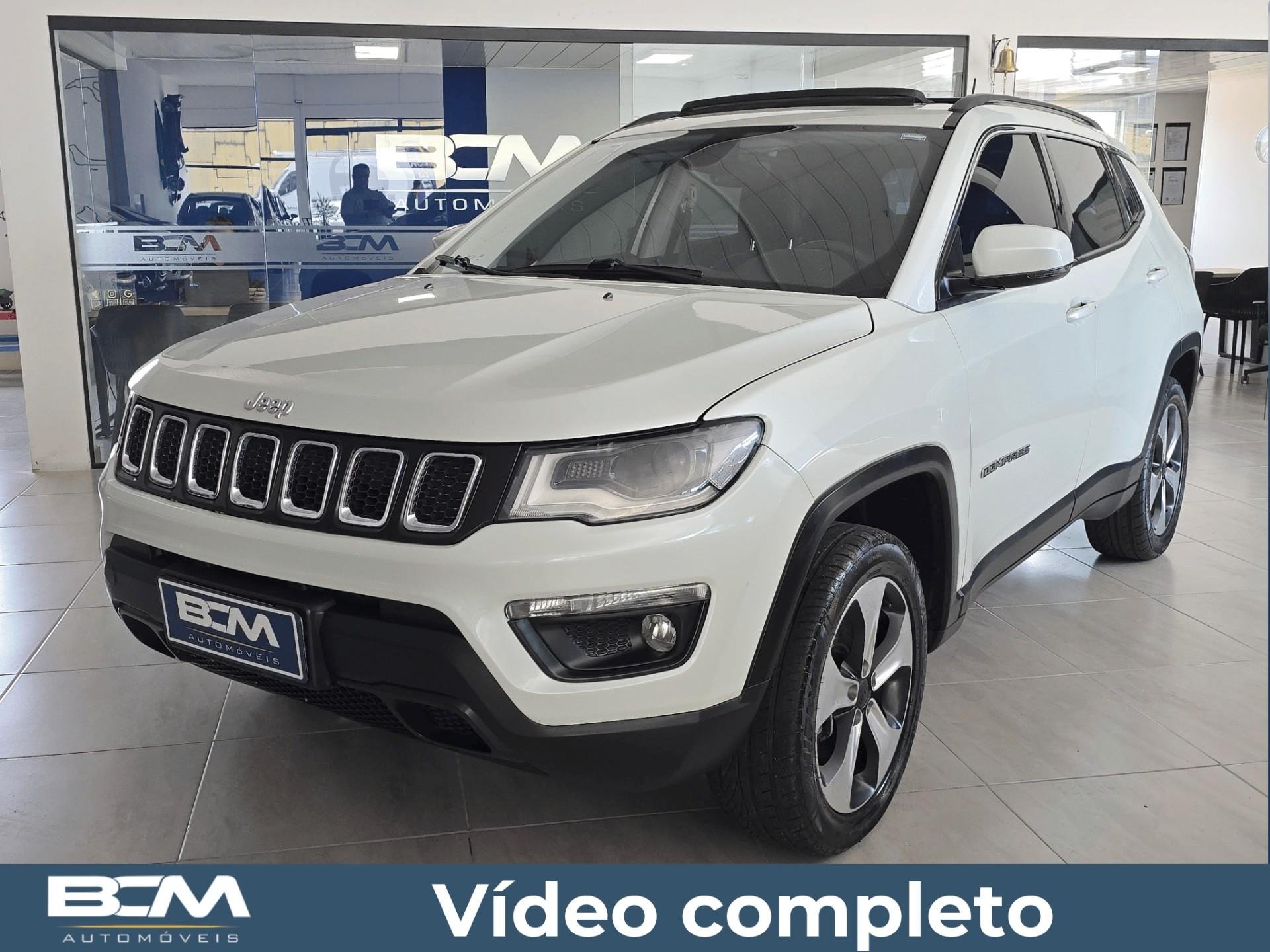 Jeep Compass LONGITUDE 2.0 4x4 Dies. 16V Aut. na cor Branco em São José / SC - 10486