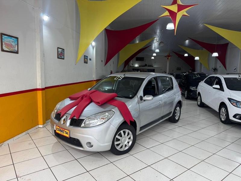 Renault Sandero Authentique Flex 1.0 12V 5p na cor Cinza no Sarandi / RS - 1055