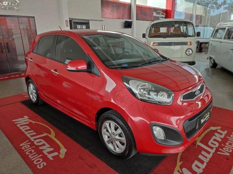 Kia Picanto EX 1.1/1.0/ 1.0 Flex Aut. na cor Vermelho em São José dos Pinhais / PR - 10565