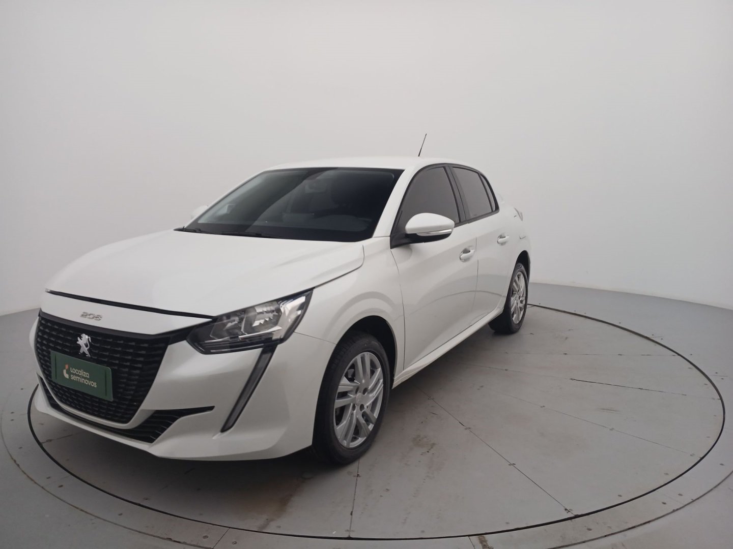 Peugeot 208 Active 1.6 Flex 16V 5p Aut. na cor Branco em Itajaí / SC - 1060338