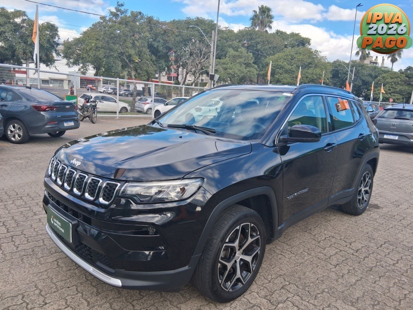 Jeep Compass LONG. T270 1.3 TB 4x2 Flex Aut. na cor Preto no Canoas / RS - 1061585