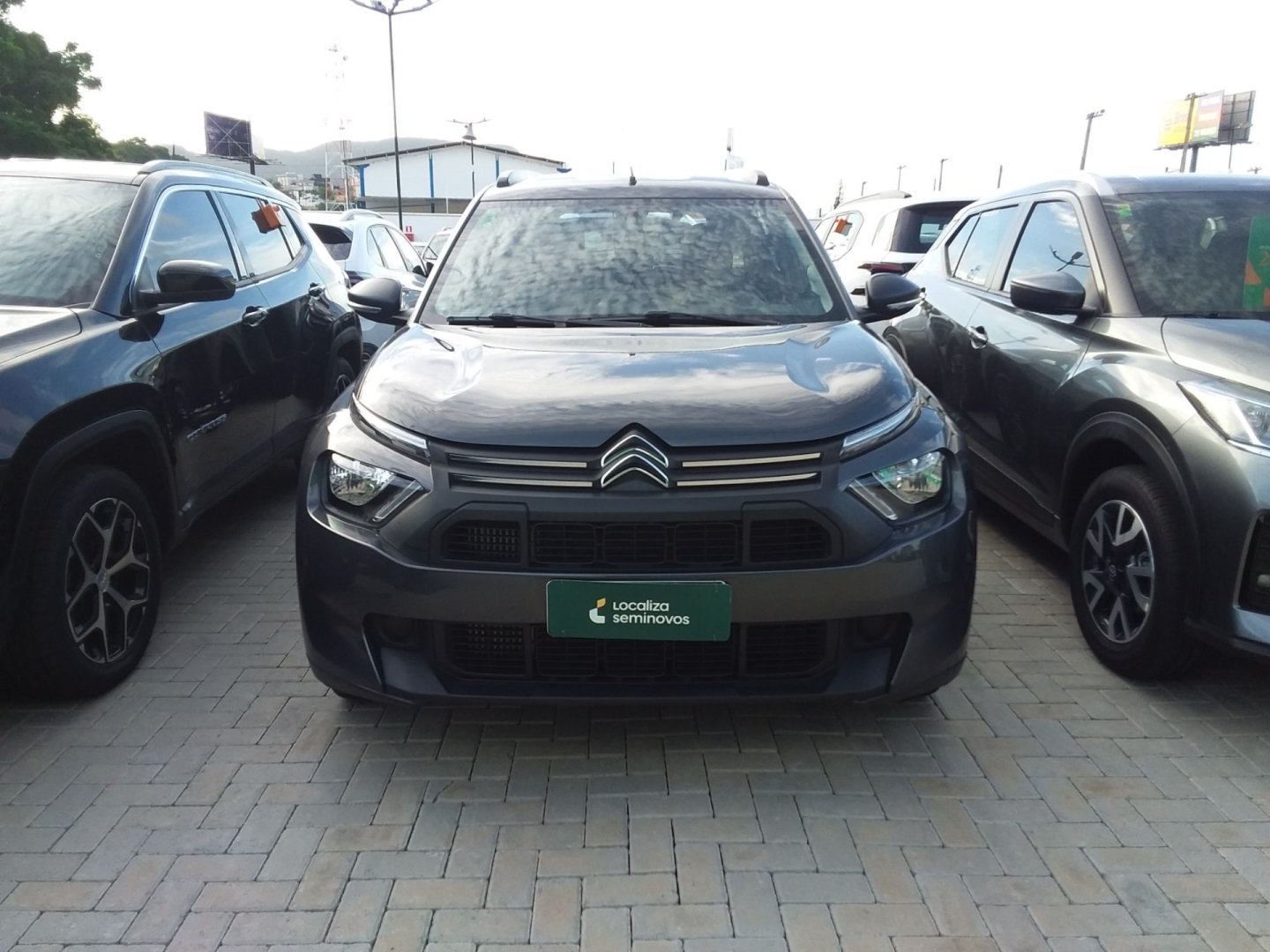 Citroën C3 Aircross F. Pack 1.0 Flex TB 200 Aut. na cor Cinza em Palhoça / SC - 1065728