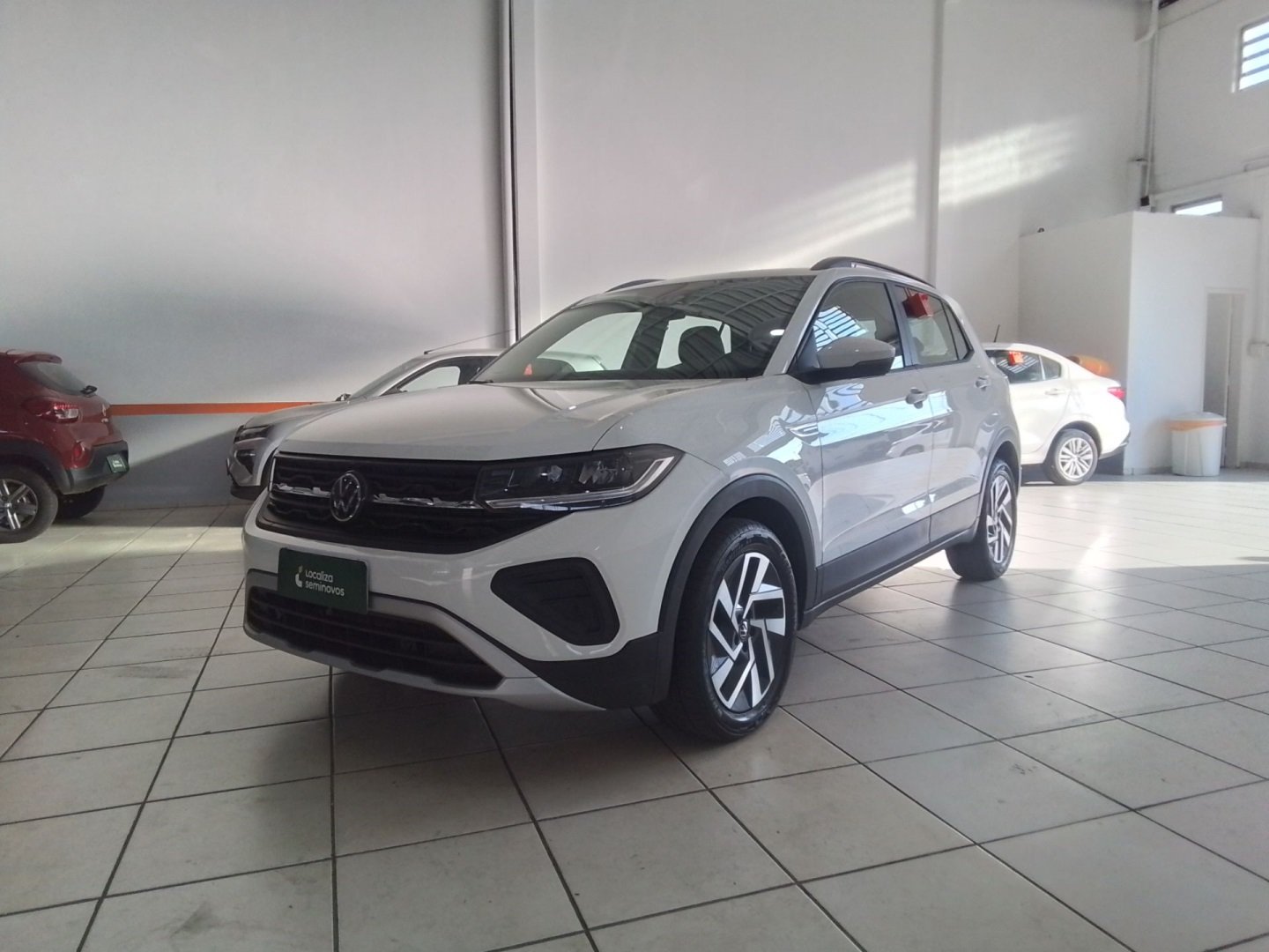 Volkswagen T-Cross Comfor. 200 TSI 1.0 Flex 5p Aut. na cor Branco no Santa Maria / RS - 1065908