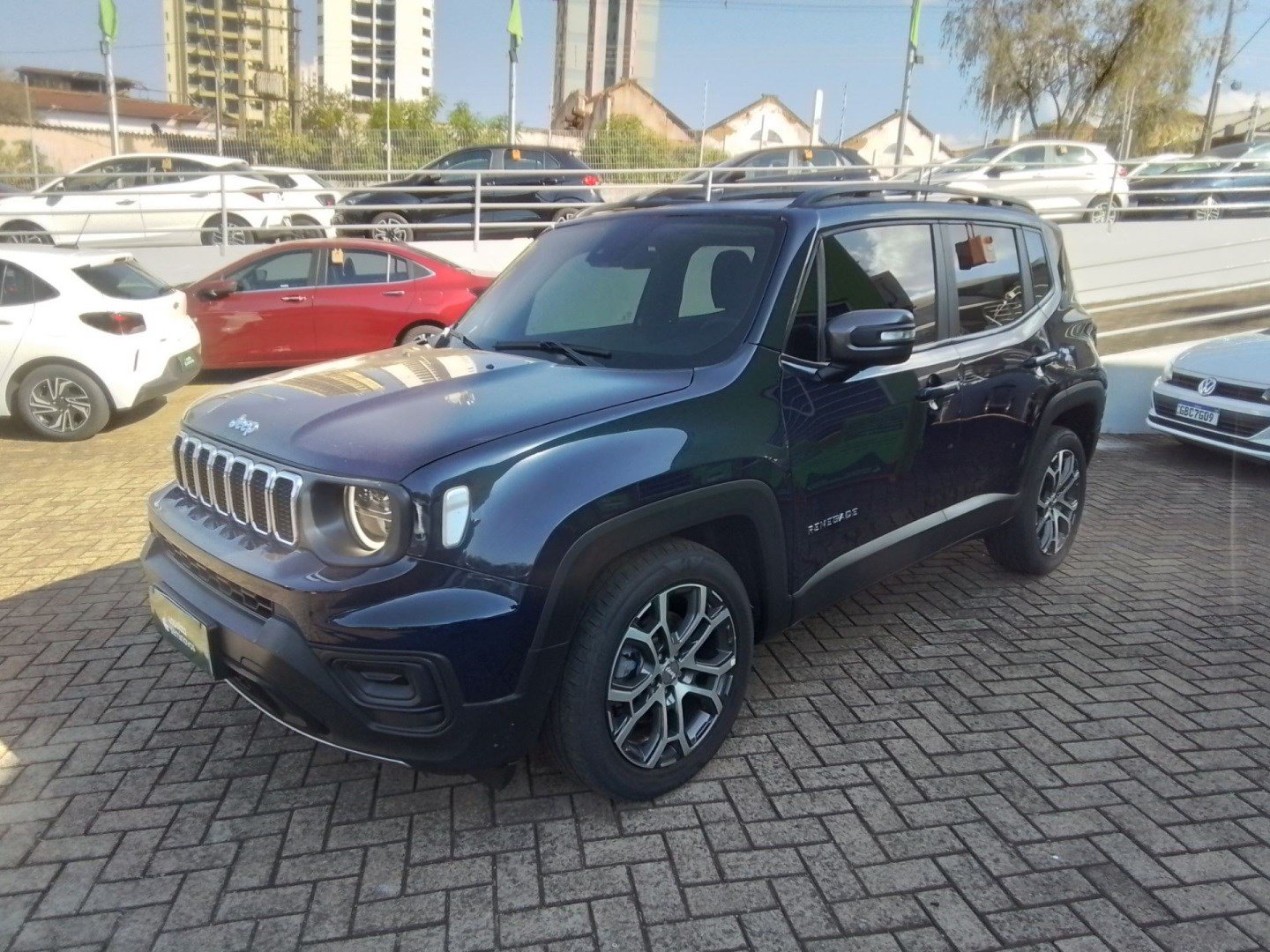 Jeep Renegade Long. T270 1.3 TB 4x2 Flex Aut. na cor Azul em Cascavel / PR - 1081832