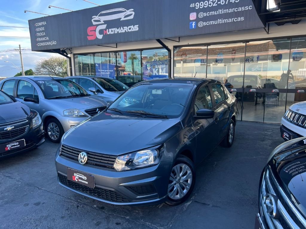 Volkswagen Voyage 1.6 MSI Flex 16V 4p Aut. na cor Cinza em Florianópolis / SC - 1084004