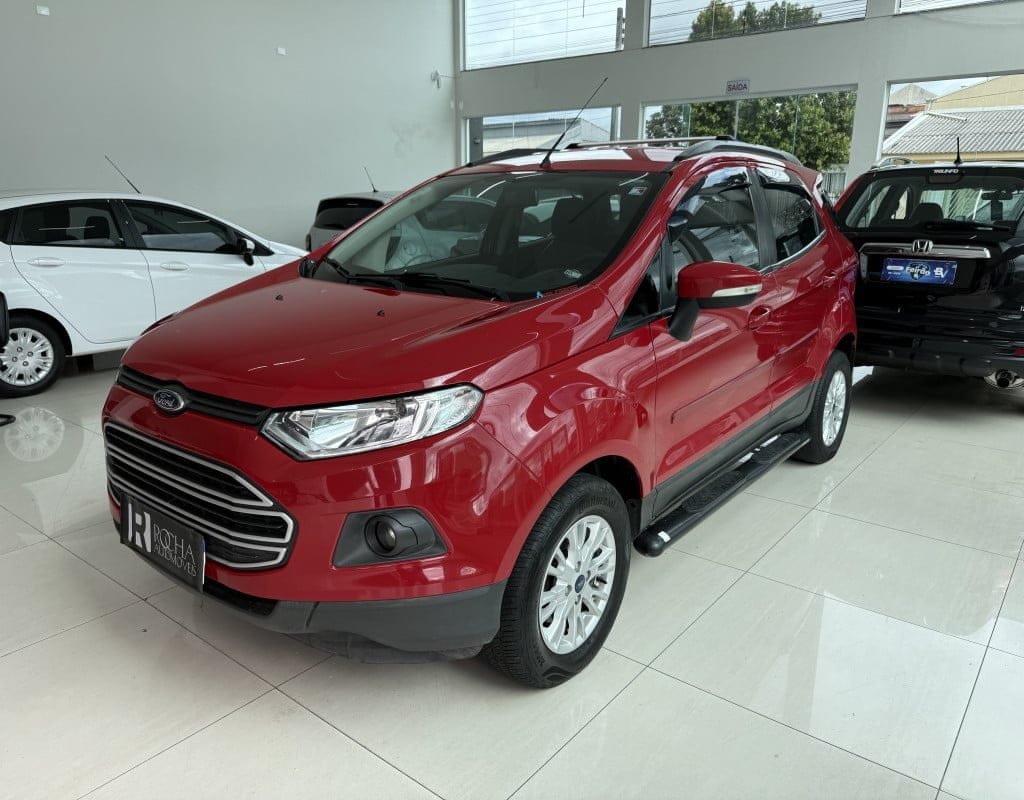 Ford EcoSport SE 1.6 16V Flex 5p Aut. na cor Vermelho em Curitiba / PR - 10901