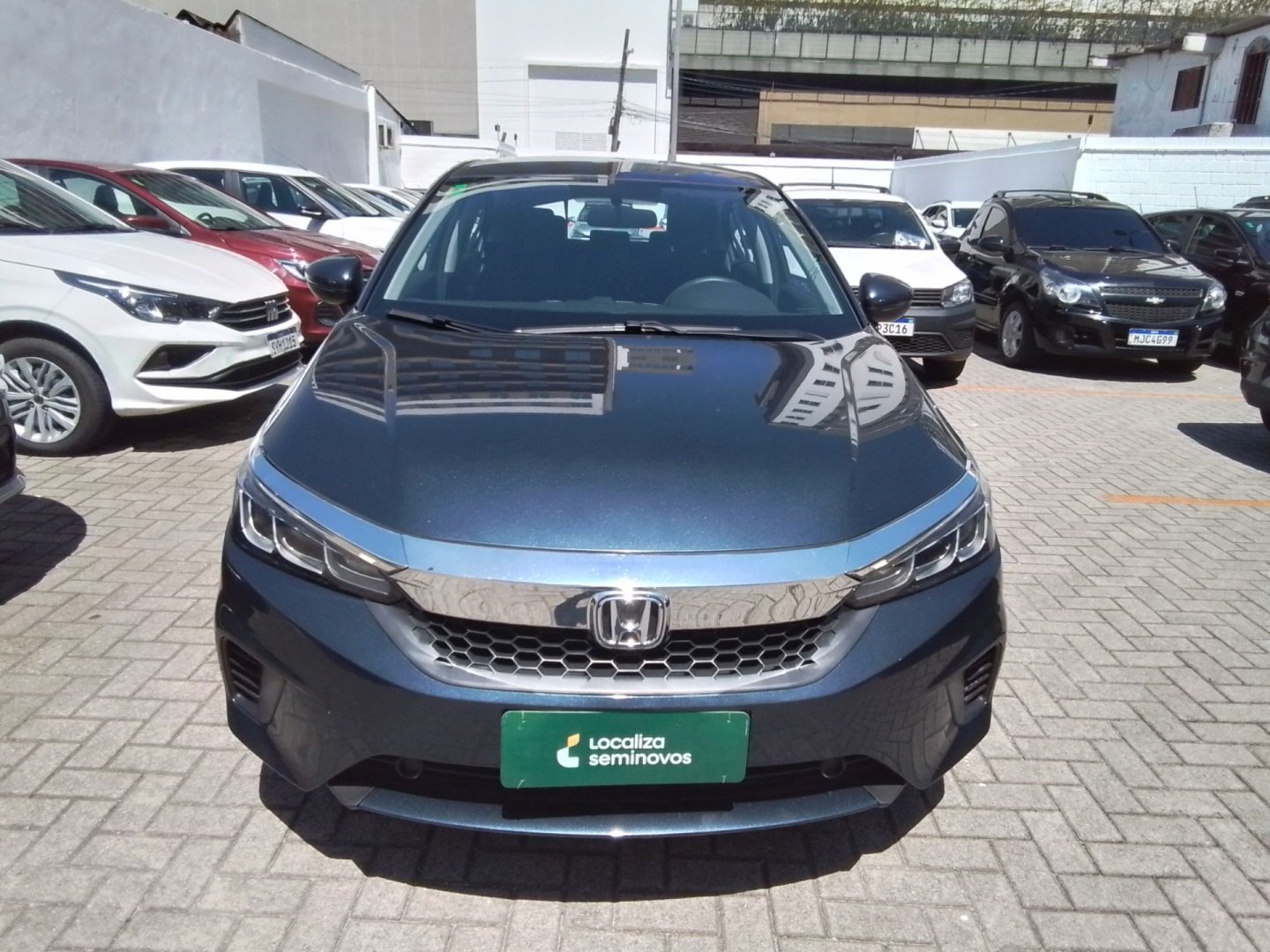Honda City Sedan LX 1.5 Flex 16V 4p Aut. na cor Azul em Itajaí / SC - 1096357