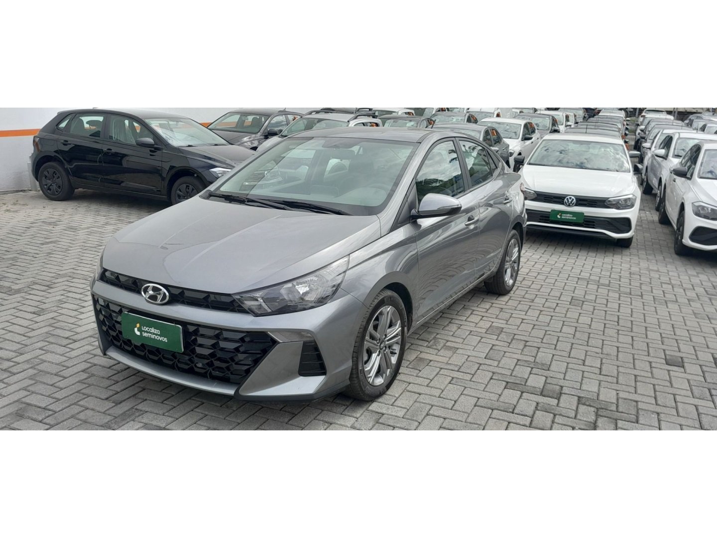 Hyundai HB20S Comfort Plus 1.0 TB Flex 12V Aut na cor Cinza em Itajaí / SC - 1098402