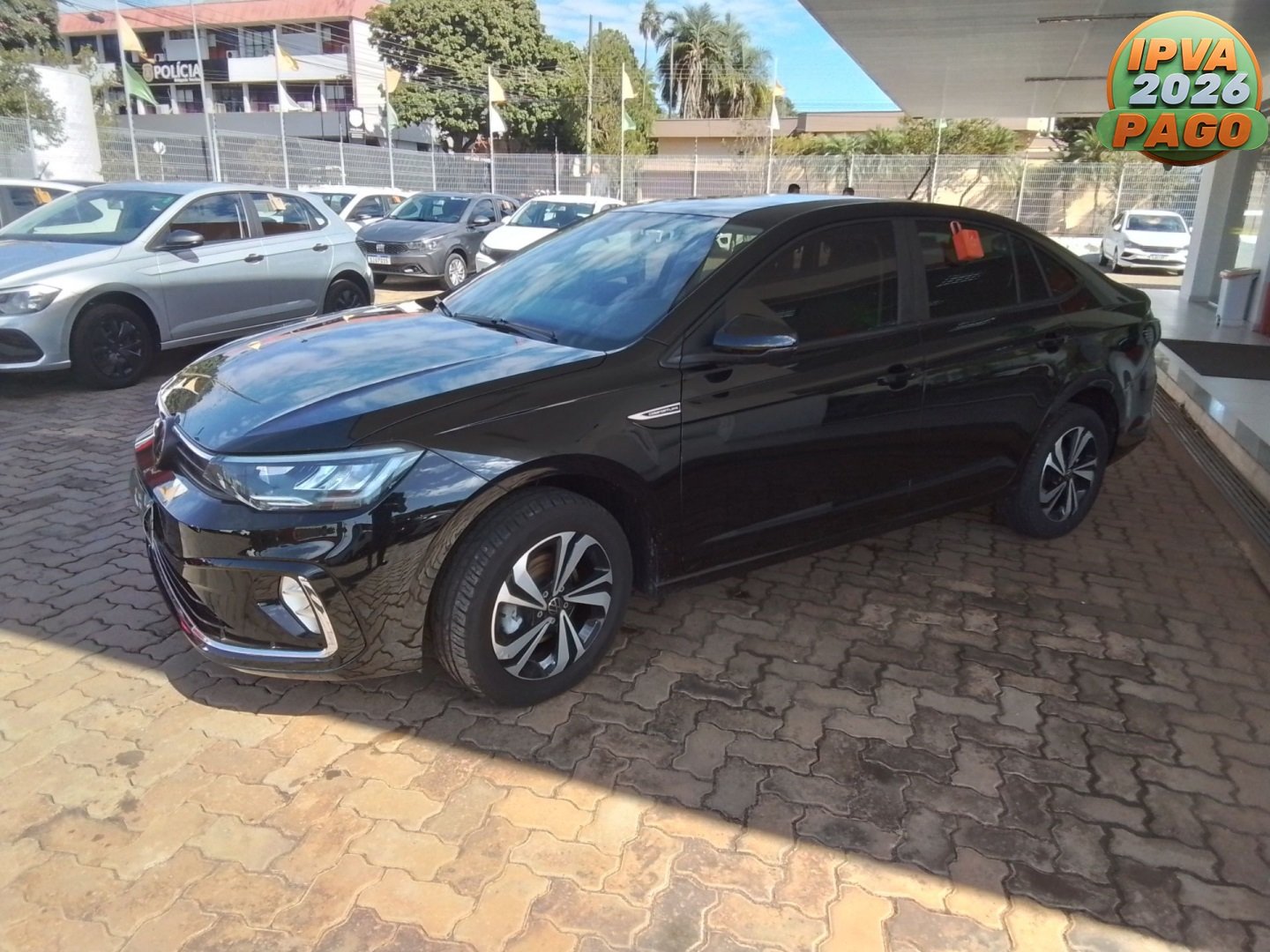 Volkswagen Virtus Comfort. 200 TSI 1.0 Flex 12V Aut na cor Preto em Maringá / PR - 1098799
