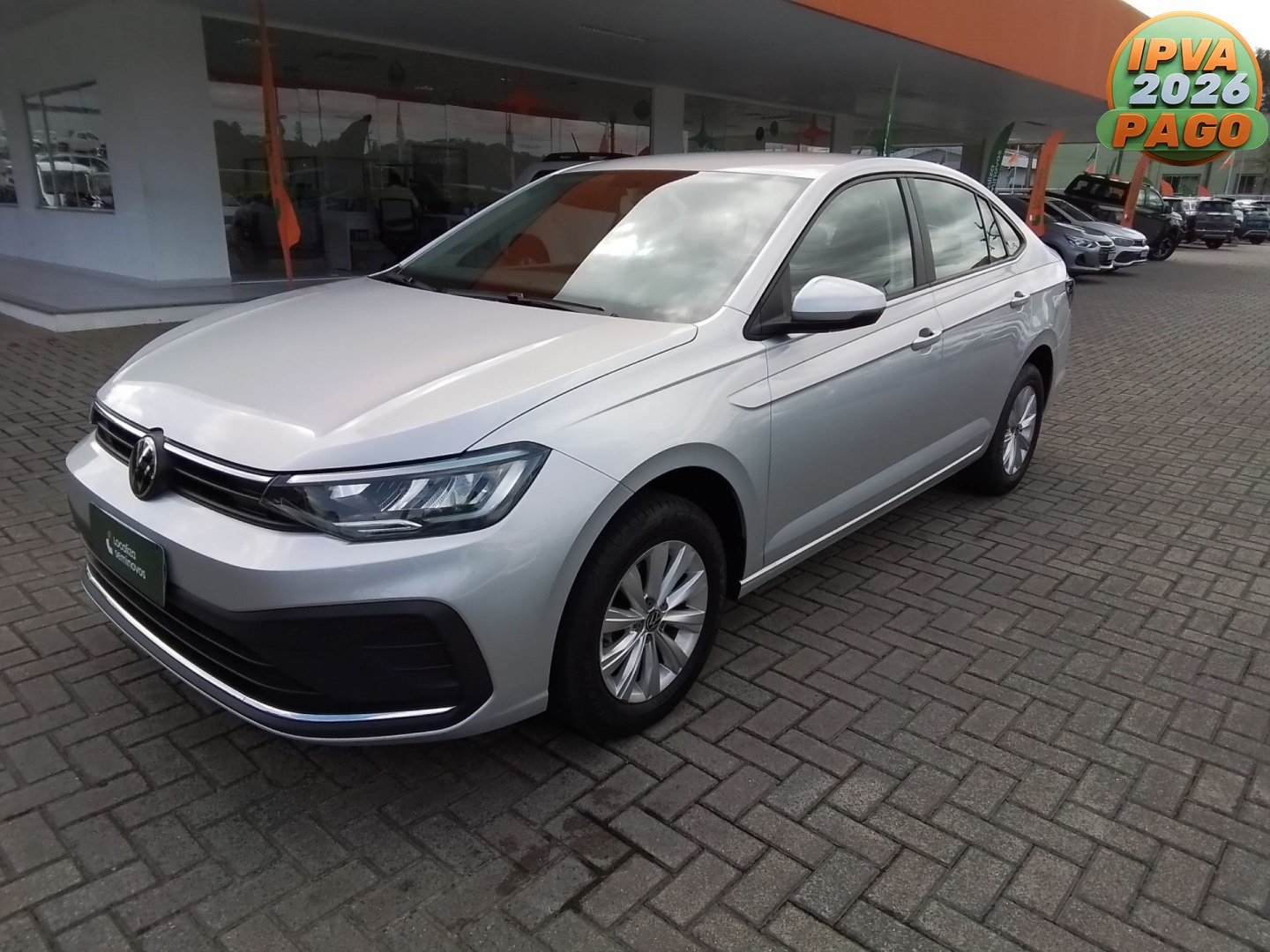 Volkswagen Virtus TSI 1.0 Flex 12V 4p Aut. na cor Prata em Maringá / PR - 1098918