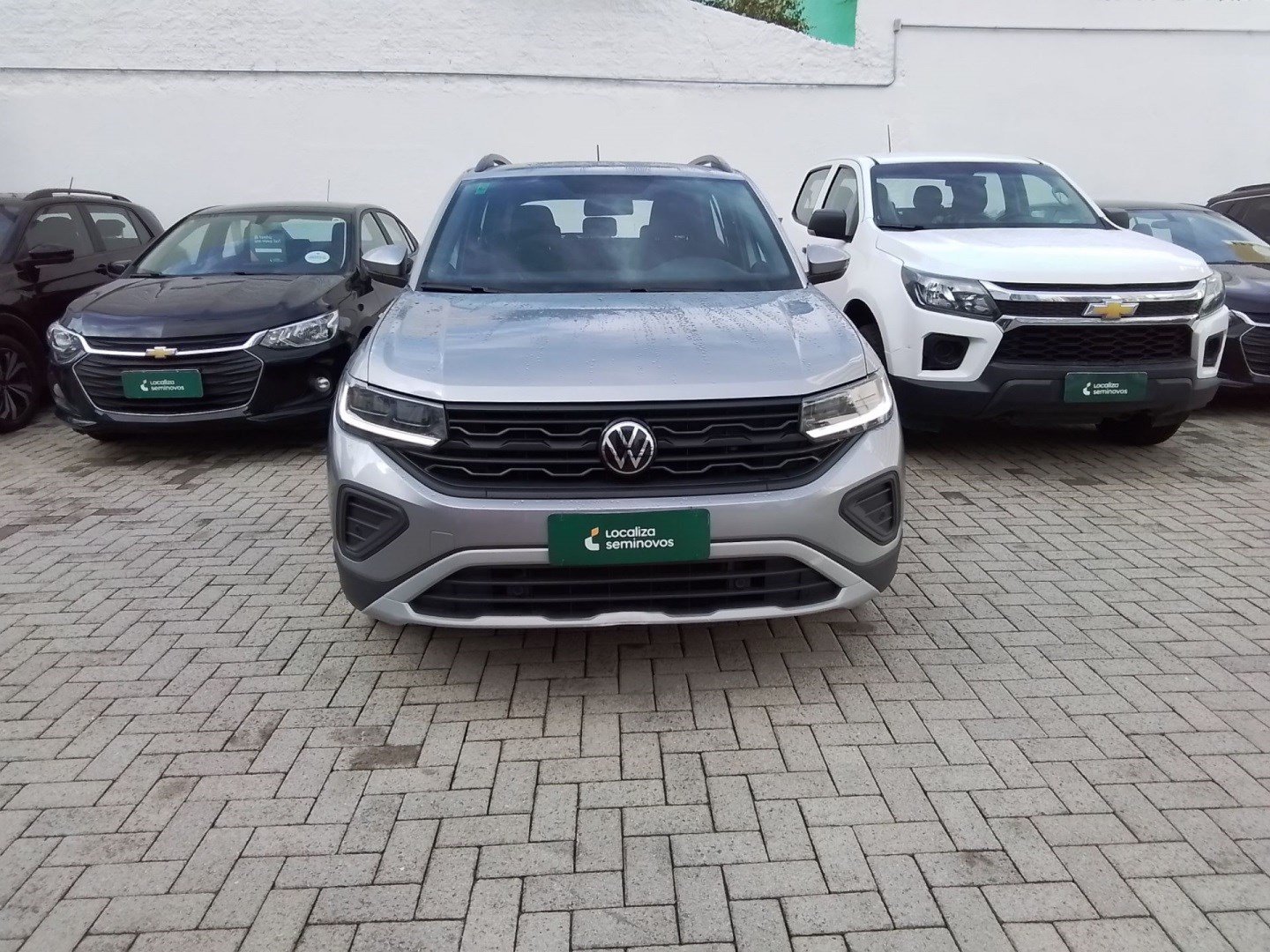 Volkswagen T-Cross 200 TSI 1.0 Flex 12V 5p Aut. na cor Prata em Lages / SC - 1099484