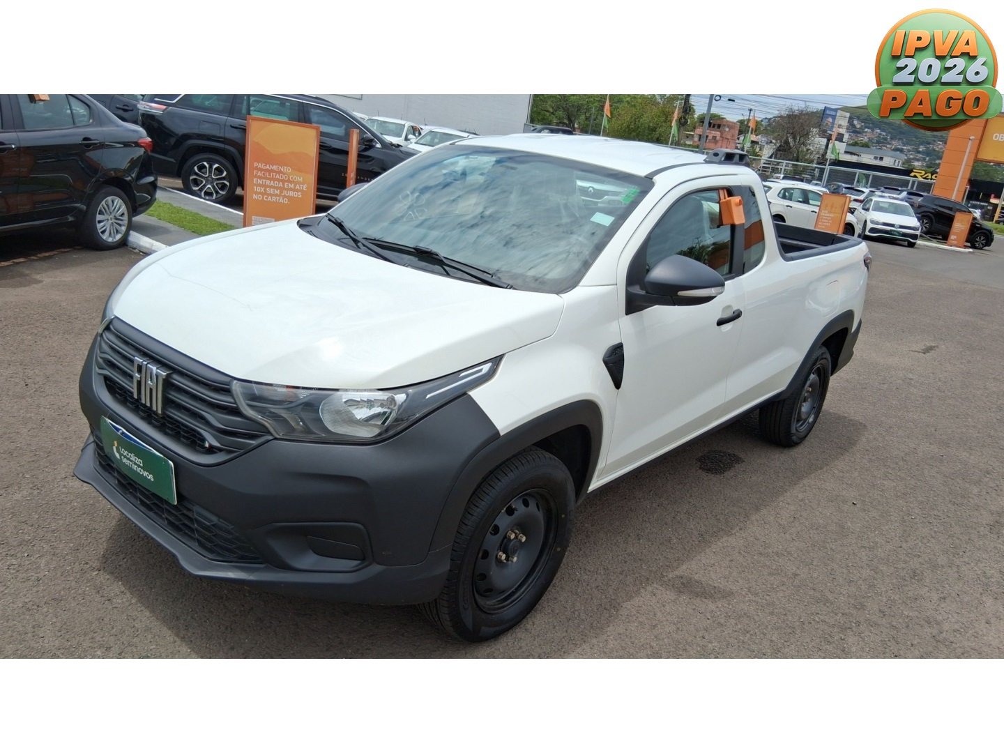 Fiat Strada 1.3 mpi Fire 8V 67cv CS na cor Branco em Lages / SC - 1099524