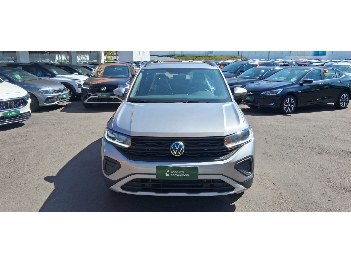 Volkswagen T-Cross 200 TSI 1.0 Flex 12V 5p Aut. na cor Prata em Lages / SC - 1099719