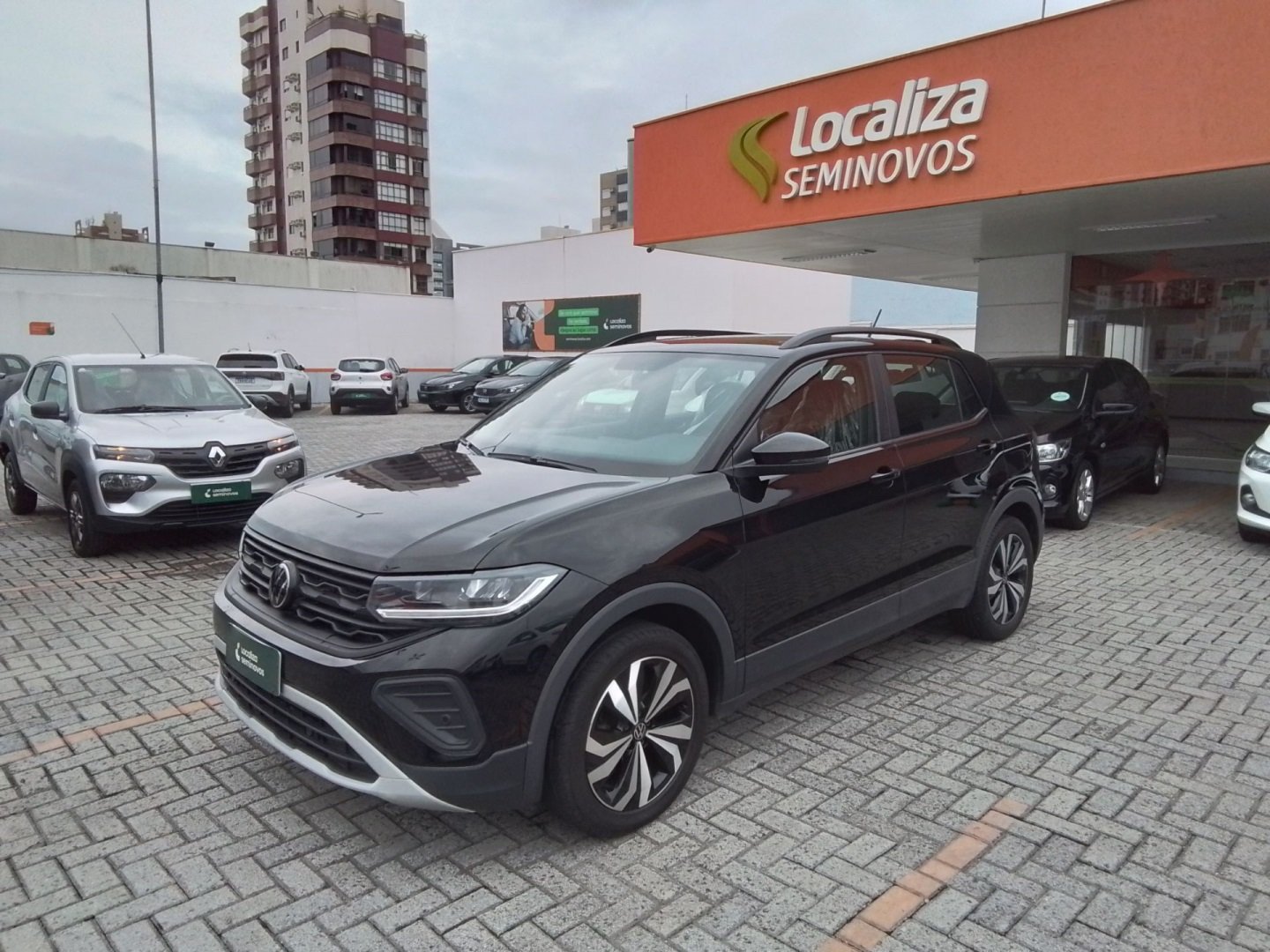 Volkswagen T-Cross 200 TSI 1.0 Flex 12V 5p Aut. na cor Preto em Criciúma / SC - 1101082