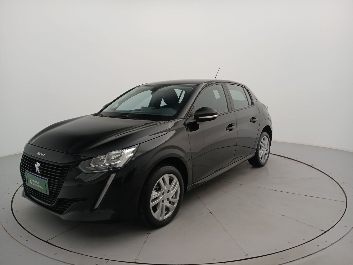Peugeot 208 Active 1.6 Flex 16V 5p Aut. na cor Preto em Pato Branco / PR - 1105756