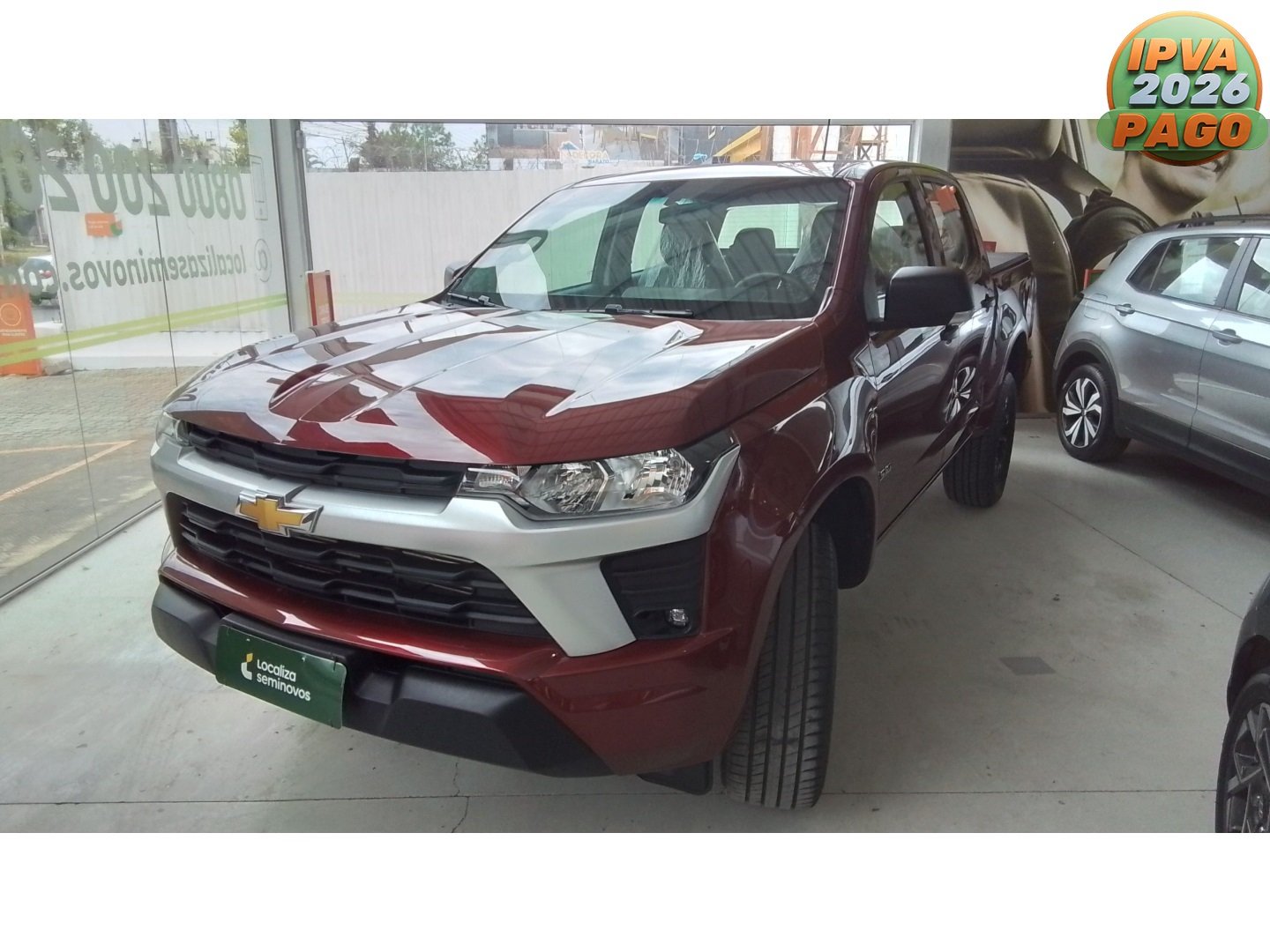 Chevrolet S10 Pick-Up WT 2.8 TDI 4x4 CS Diesel Mec na cor Vermelho no Pelotas / RS - 1107405