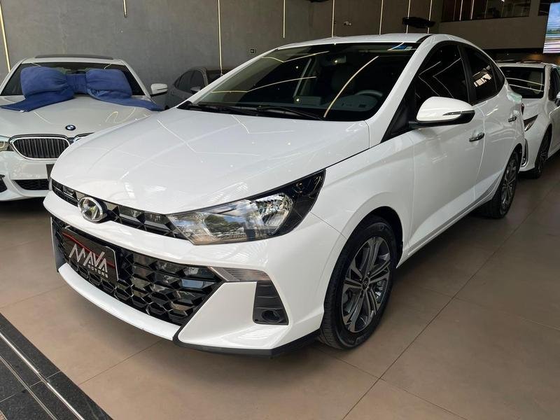 Hyundai HB20S Platinum Plus 1.0 TB Flex 12V Aut. na cor Branco em Maringá / PR - 1140