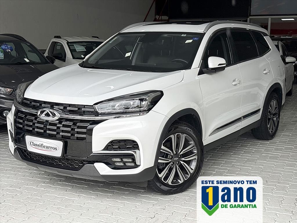Caoa Chery Tiggo 8 TXS 1.6 16V TGDi Aut. na cor Branco em Campinas / SP - 11769
