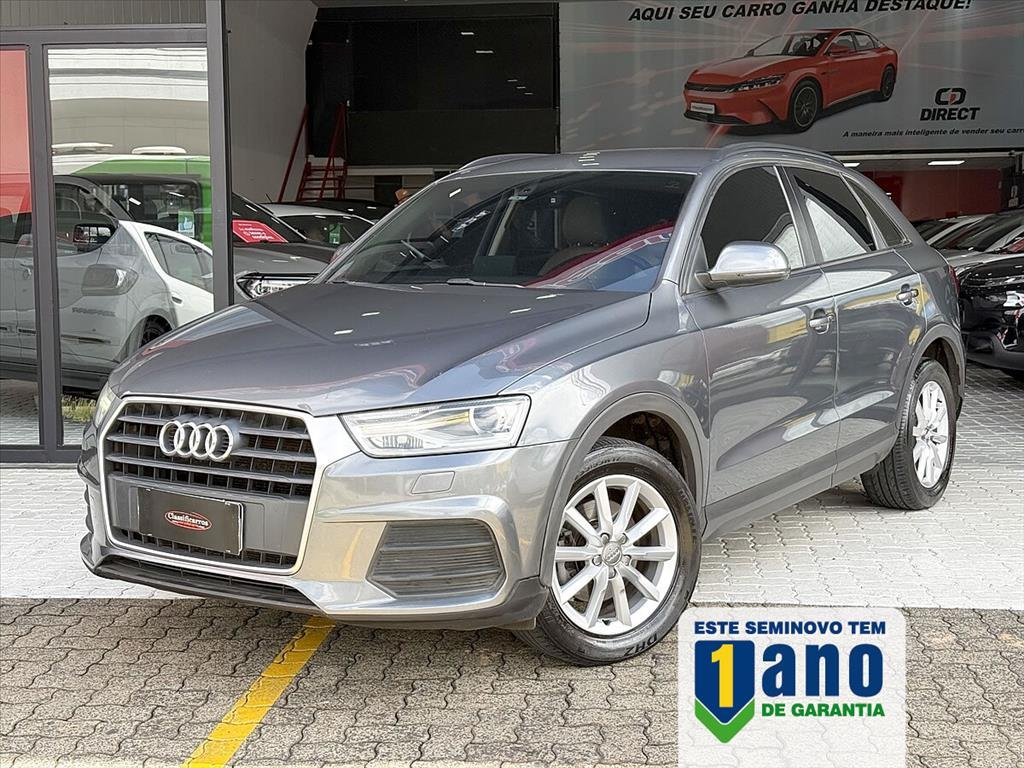 Audi Q3 1.4 TFSI/TFSI Flex S-tronic 5p na cor Cinza em Campinas / SP - 11811