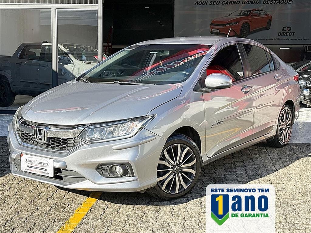 Honda City Hatchback EXL 1.5 Flex 16V Aut. na cor Prata em Campinas / SP - 11818