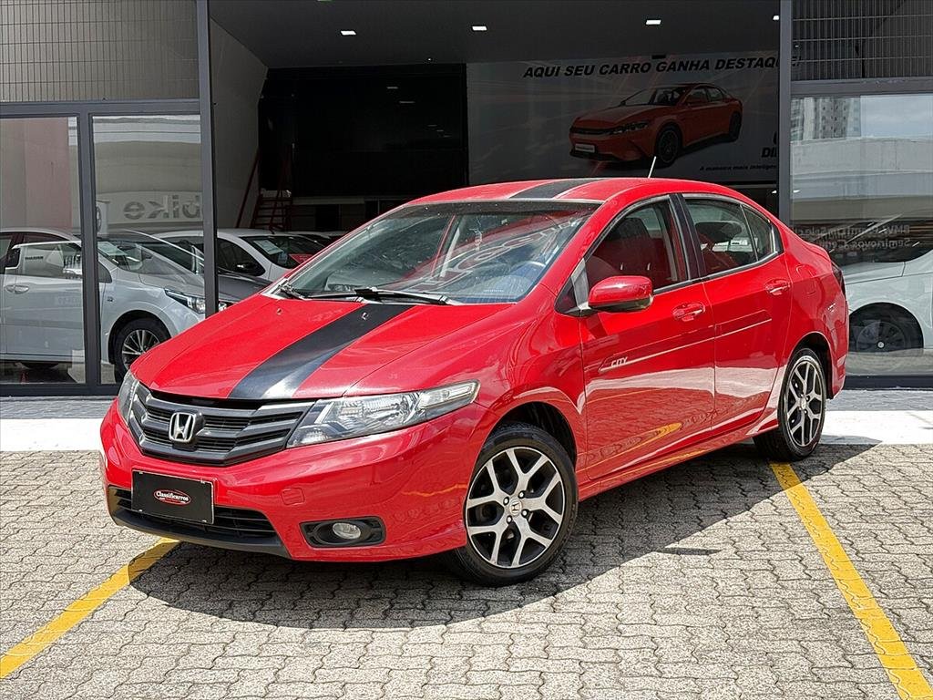 Honda City Sedan SPORT 1.5 FLEX 16V 4p Mec. na cor Vermelho em Campinas / SP - 11830