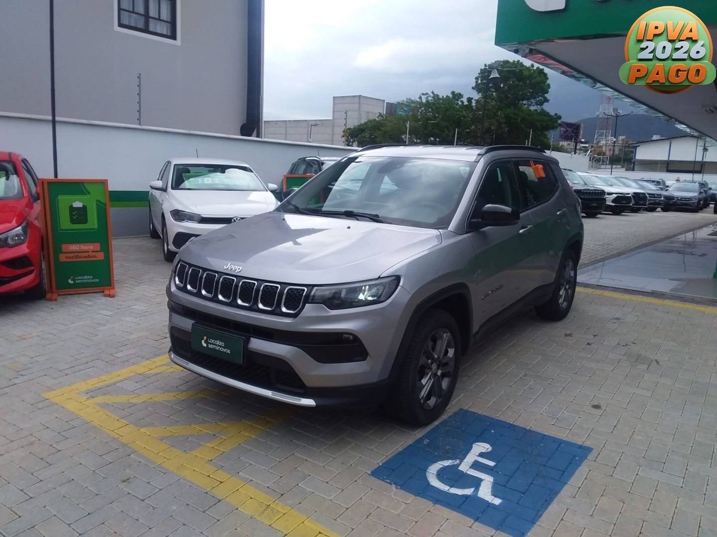Jeep COMPASS TRAILHAWK TD350 2.0 4x4 Die. Aut na cor Cinza em Lages / SC - 12545