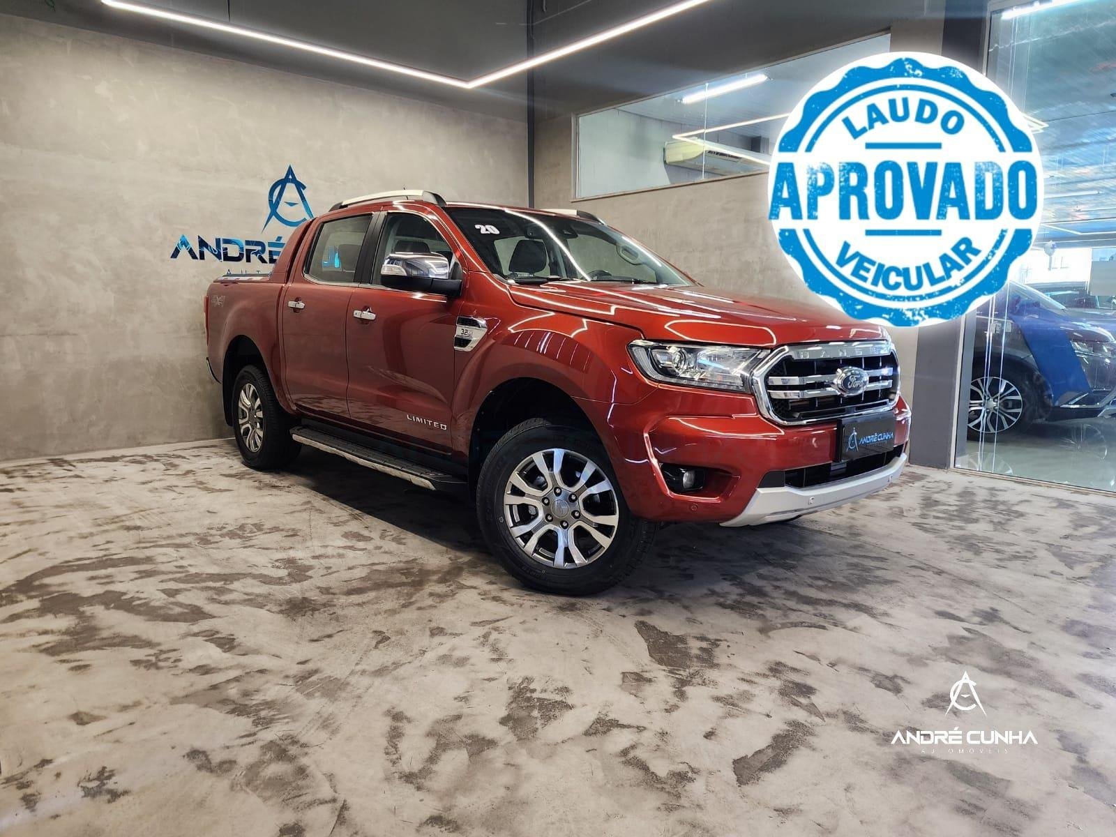 Ford Ranger Limited 3.2 4x4 CD Diesel Aut. na cor Vermelho em Palhoça / SC - 12614