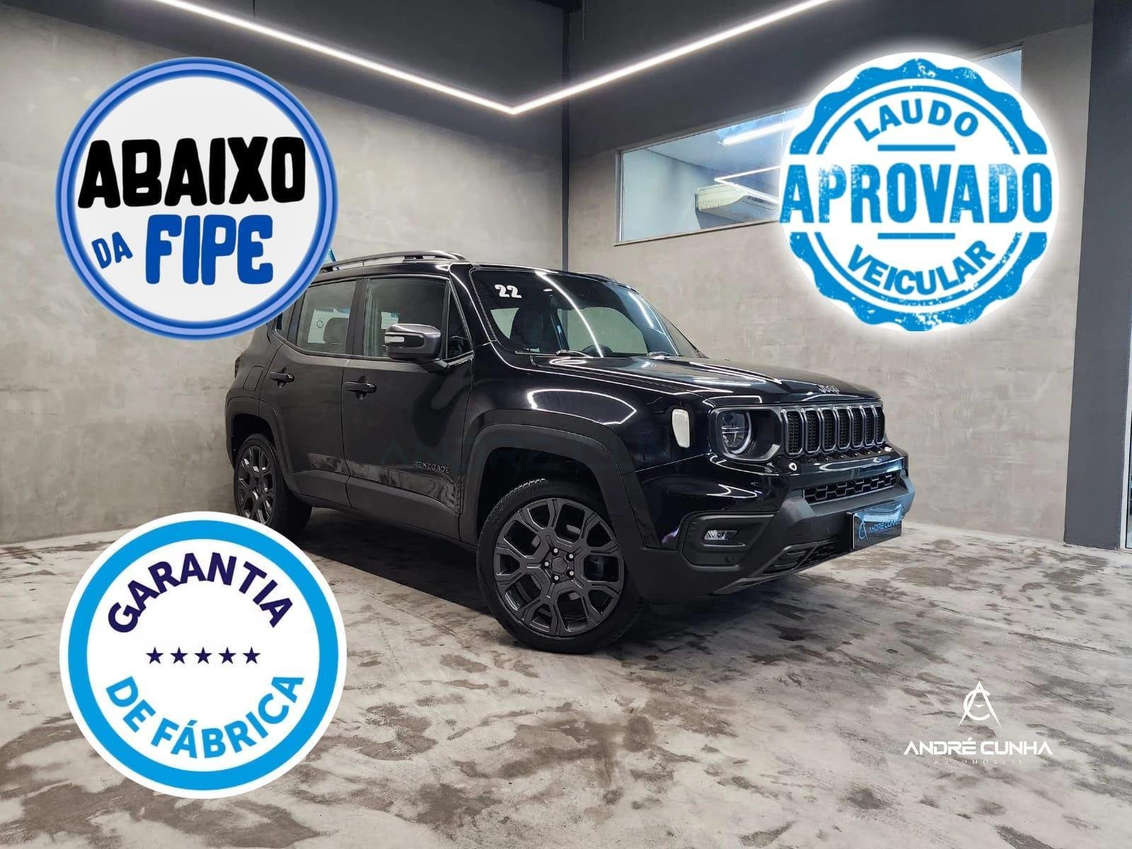 Jeep Renegade S T270 1.3 TB 4x4 Flex Aut. na cor Preto em Palhoça / SC - 12617
