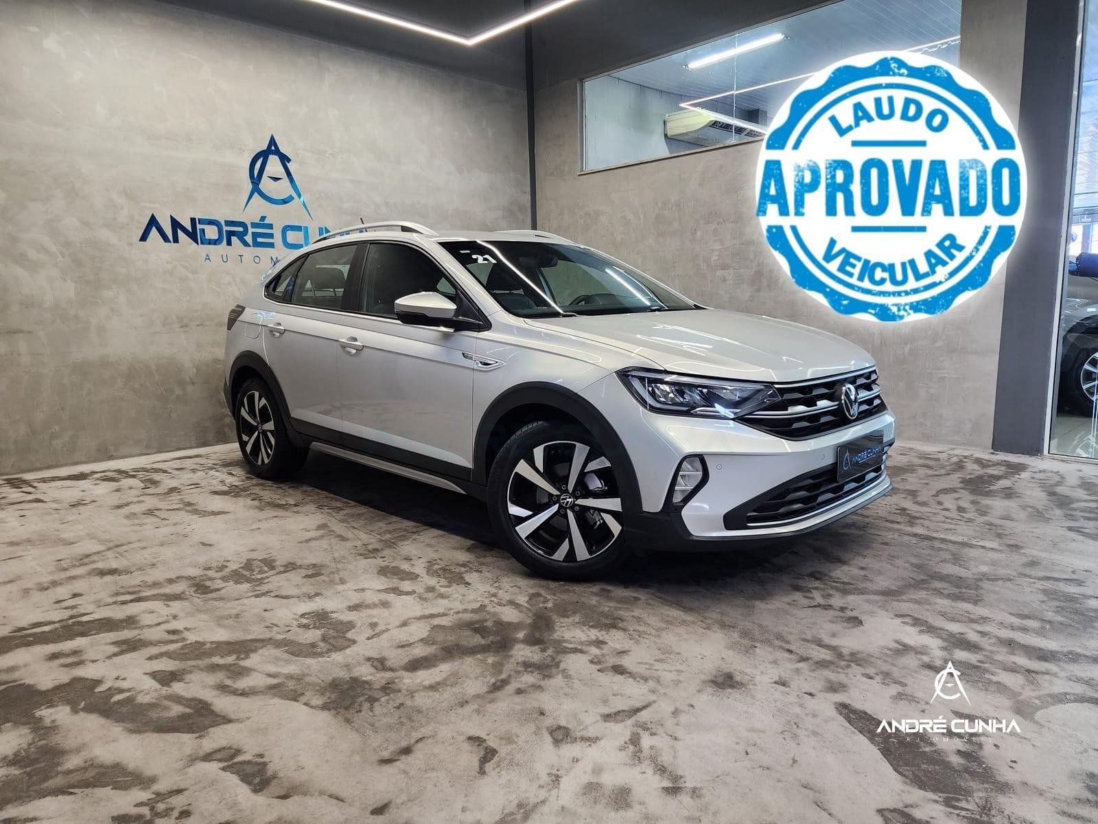 Volkswagen Nivus Highline 1.0 200 TSI Flex Aut. na cor Prata em Palhoça / SC - 12623