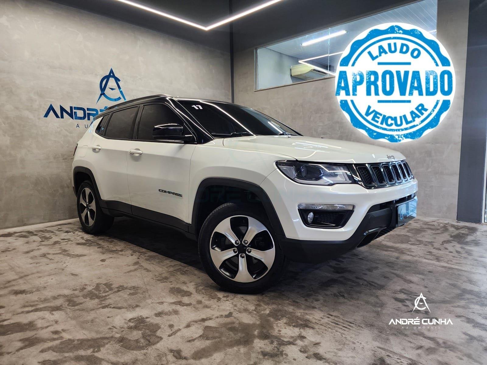 Jeep Compass LONGITUDE 2.0 4x4 Dies. 16V Aut. na cor Branco em Palhoça / SC - 12635